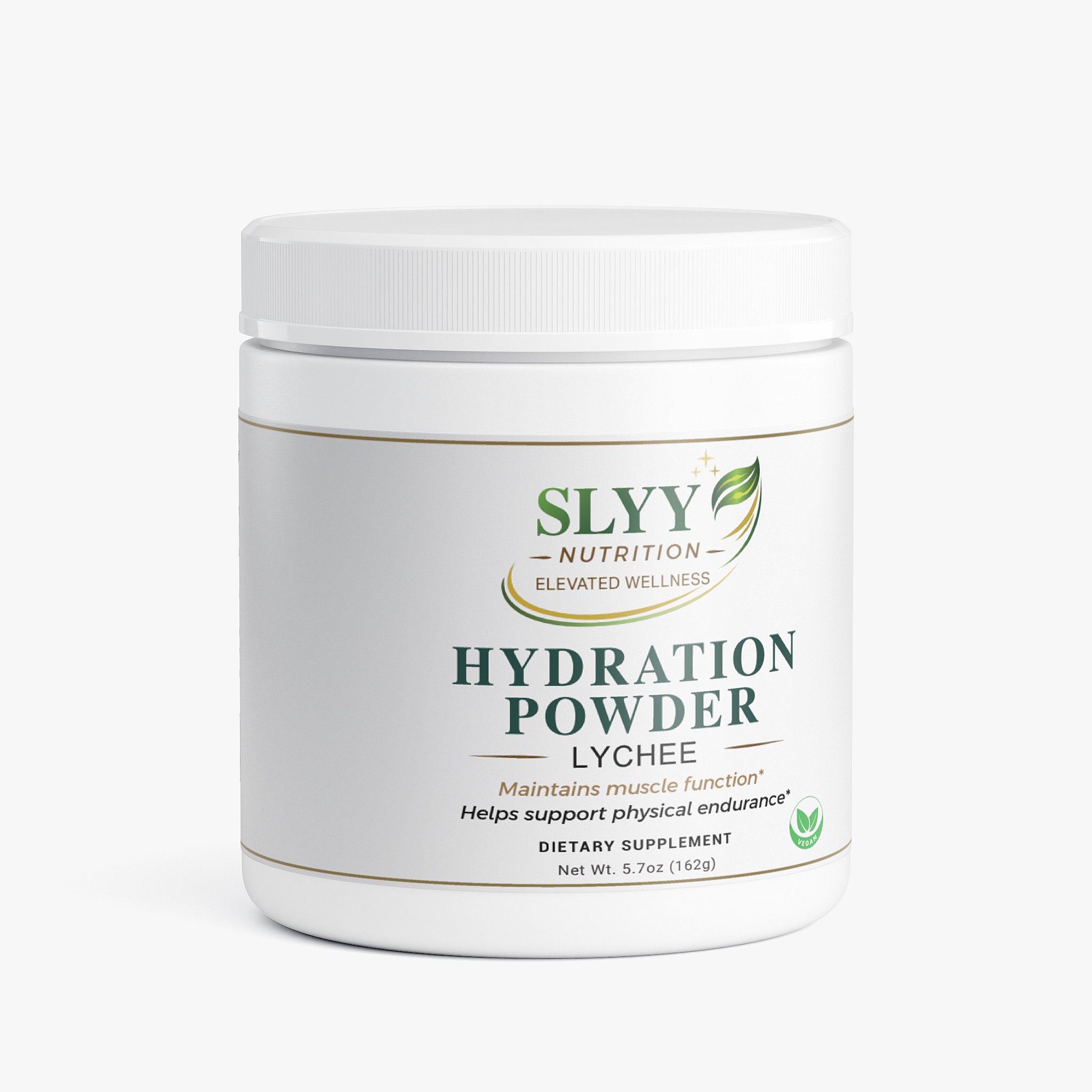 Slyvy Nutrition Hydration Powder container on a white background
